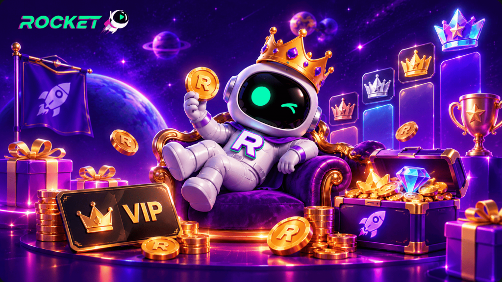 Casino Rocket VIP loyalty club rewards and tournament bonuses
